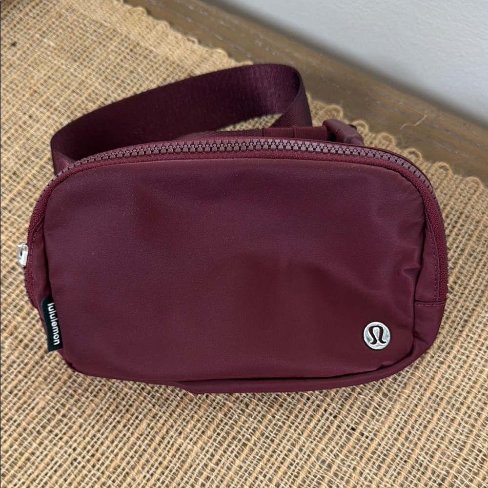 lululemon athletica Red Belt Bag Sleek Design